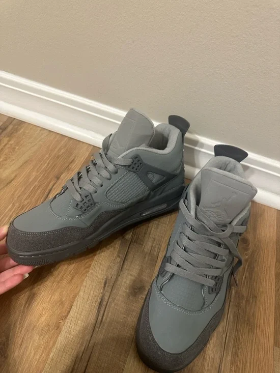 Men’s Gray Retro Basketball Sneakers AIRJORDAN. - Picture 4 of 8